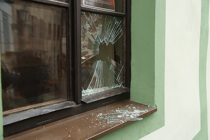 A2B Glass are able to board up broken windows while they are being repaired in Chorleywood.